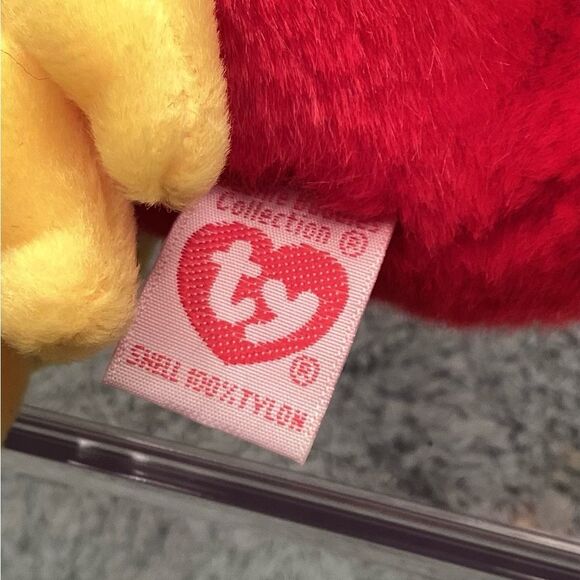 Ty Beanie Baby Buddy Jabber 1999 Plush Parrot Bird with Tags Great Condition - Picture 8 of 12